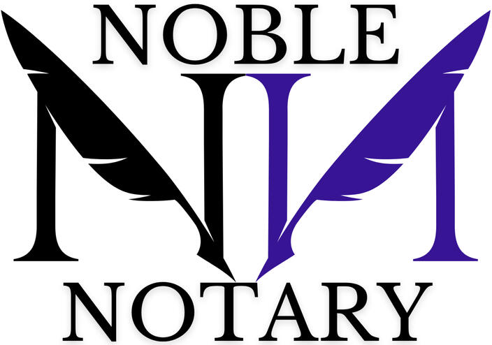 Noble Notary Ink Logo Noble Notary Ink Logo